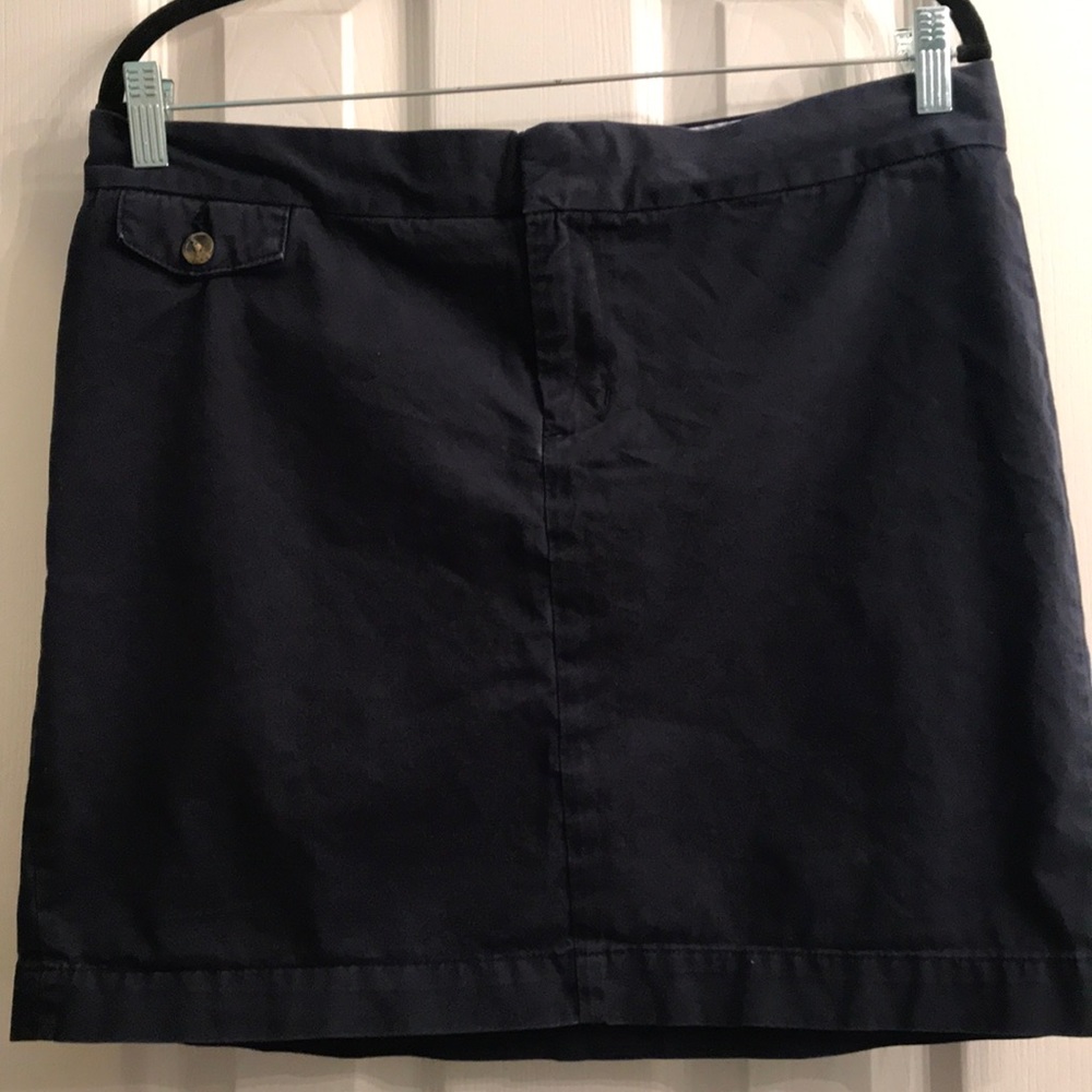 Navy Tommy Hilfiger Chino Skirt